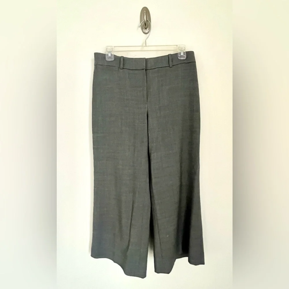 WHITE HOUSE BLACK MARKET Nell Gray Cropped Career Work Style Pant Size 4 EUC - Picture 5 of 11